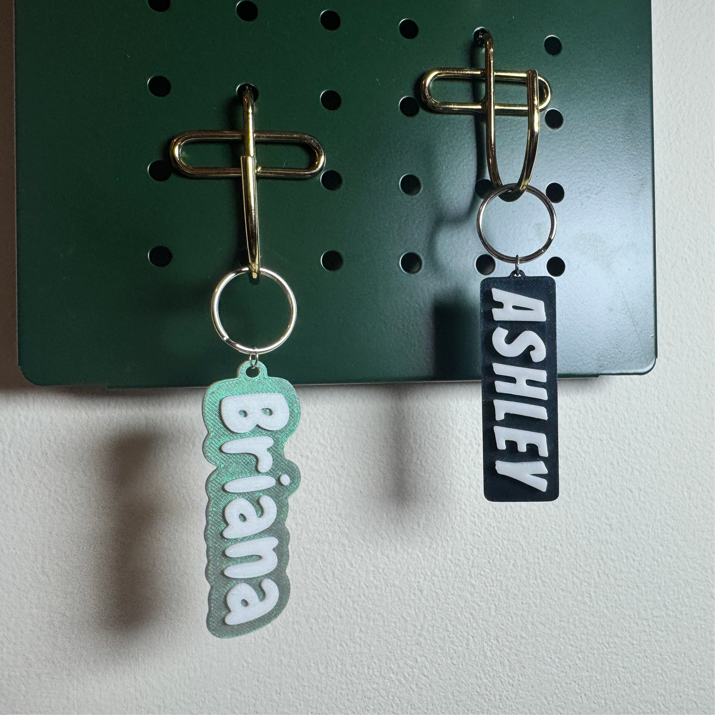 3D Printed Name Keychain